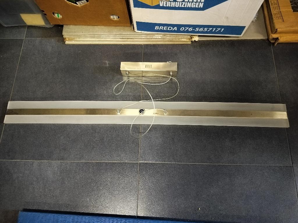 Hanglamp led 3x standen, Ophalen, Zo goed als nieuw, Glas, 75 cm of meer
