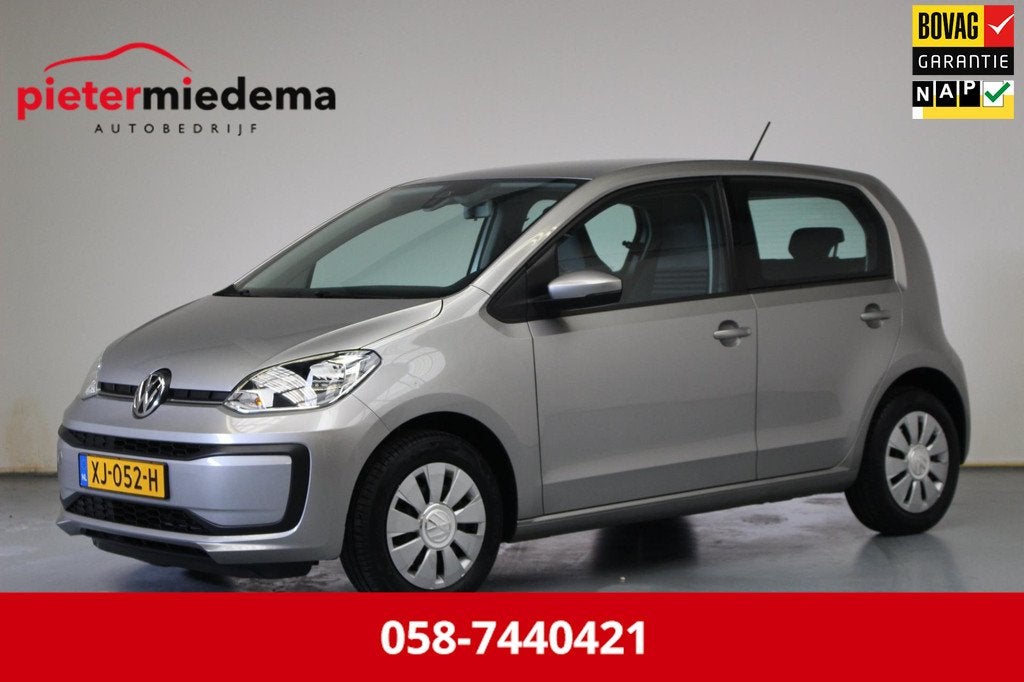 Volkswagen Up! 1.0 BMT move up! / 12 MND BOVAG, Auto's, Stof, Gebruikt, Origineel Nederlands, Handgeschakeld