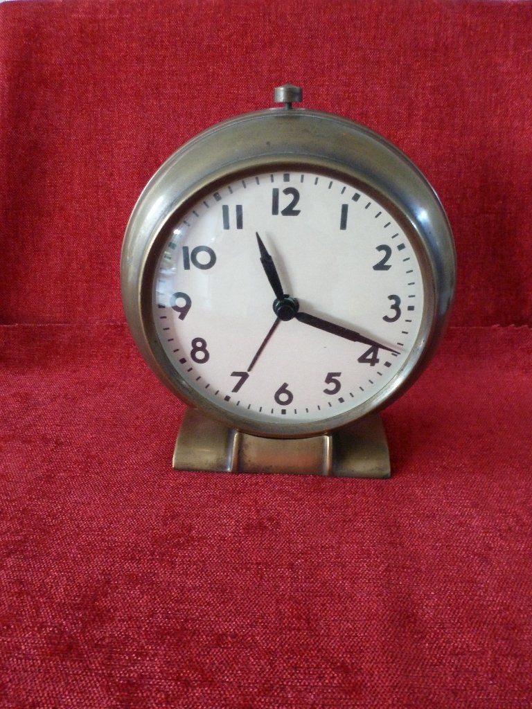 vintage wekker, Verzenden, Zo goed als nieuw, Analoog