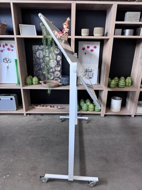 Whiteboard op wielen 165,5/150x66,5x-H100/197cm,125€/st,5st, Diversen, Schoolborden, Ophalen of Verzenden, Mobiel, Gebruikt, Whiteboard