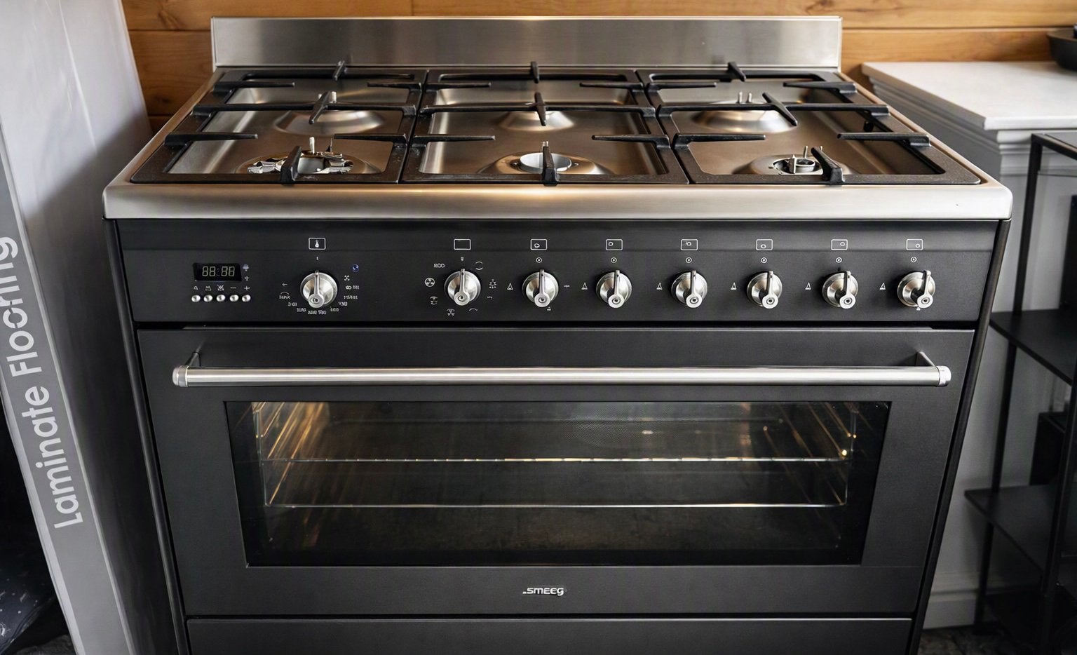 Smeg oven + 6 pits gasfornuis, Witgoed en Apparatuur, Fornuizen, Ophalen, Gebruikt, 60 cm of meer, Gas