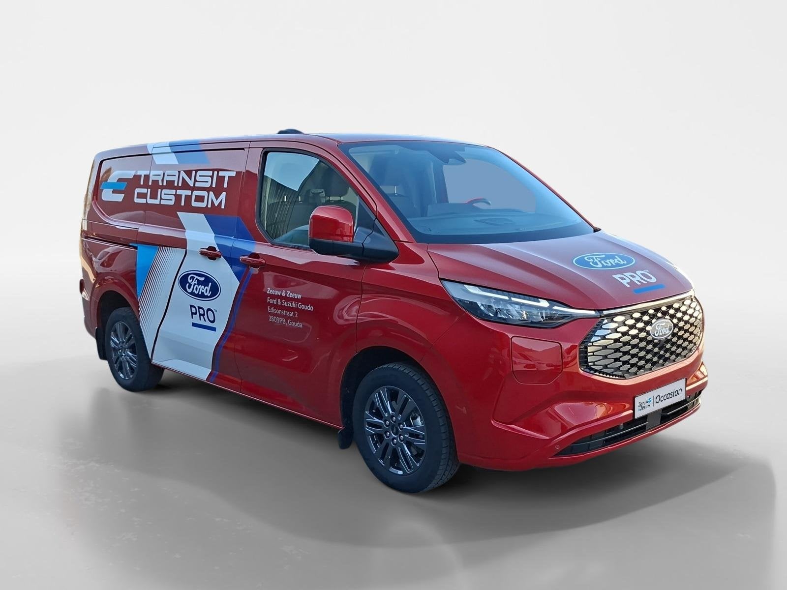 Ford E-Transit Custom 320 L1H1 Limited 65 kWh | 136 pk | DEM, Auto's, Automaat, 326 km, Zwart, 2117 kg
