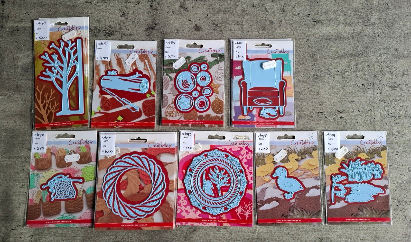 MARIANNE mallen CREATABLE 600/2 Serie. NIEUW. NU HALVE PRIJ, Ophalen of Verzenden, Nieuw, Overige thema's, Pons of Mal