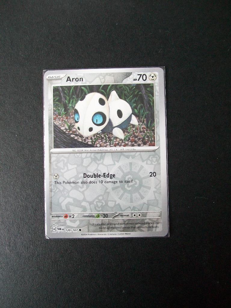 9869. Nieuwe Pokemon Kaart holofoil ARON HP 70 (120/167), Verzenden, Nieuw, Losse kaart, Foil