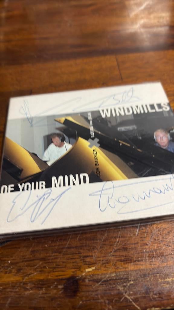 Cor Bakker Louis van Dijk cd windmills volledig gesigneerd, Ophalen of Verzenden, Zo goed als nieuw