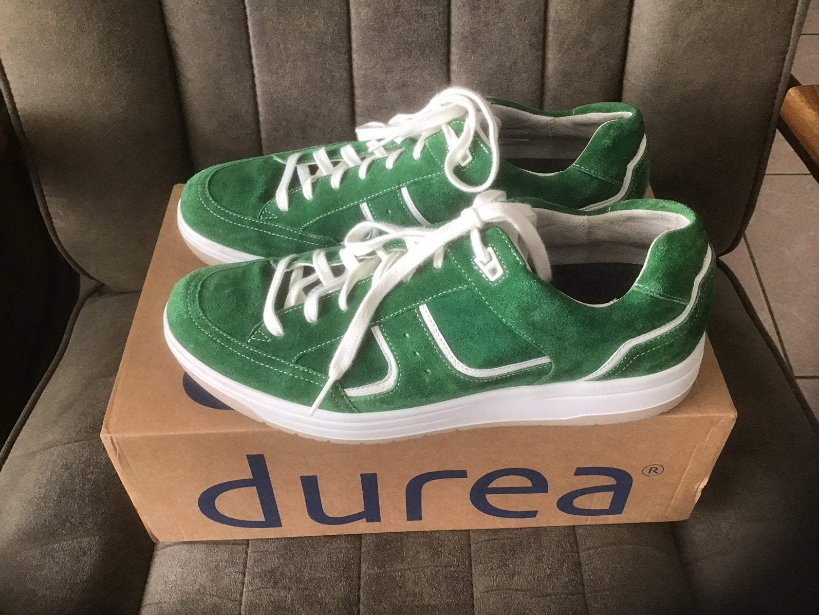 Te Koop nieuwe Durea goene Sneakers maat 42 wijdte H, Nieuw, Ophalen of Verzenden, Sneakers of Gympen, Groen
