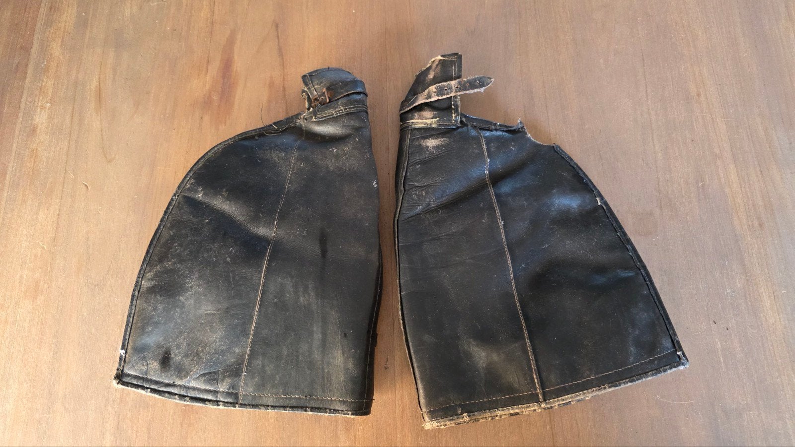 vintage stuurmoffen \-kappen Handschoenen voor aan de solex, Ophalen of Verzenden