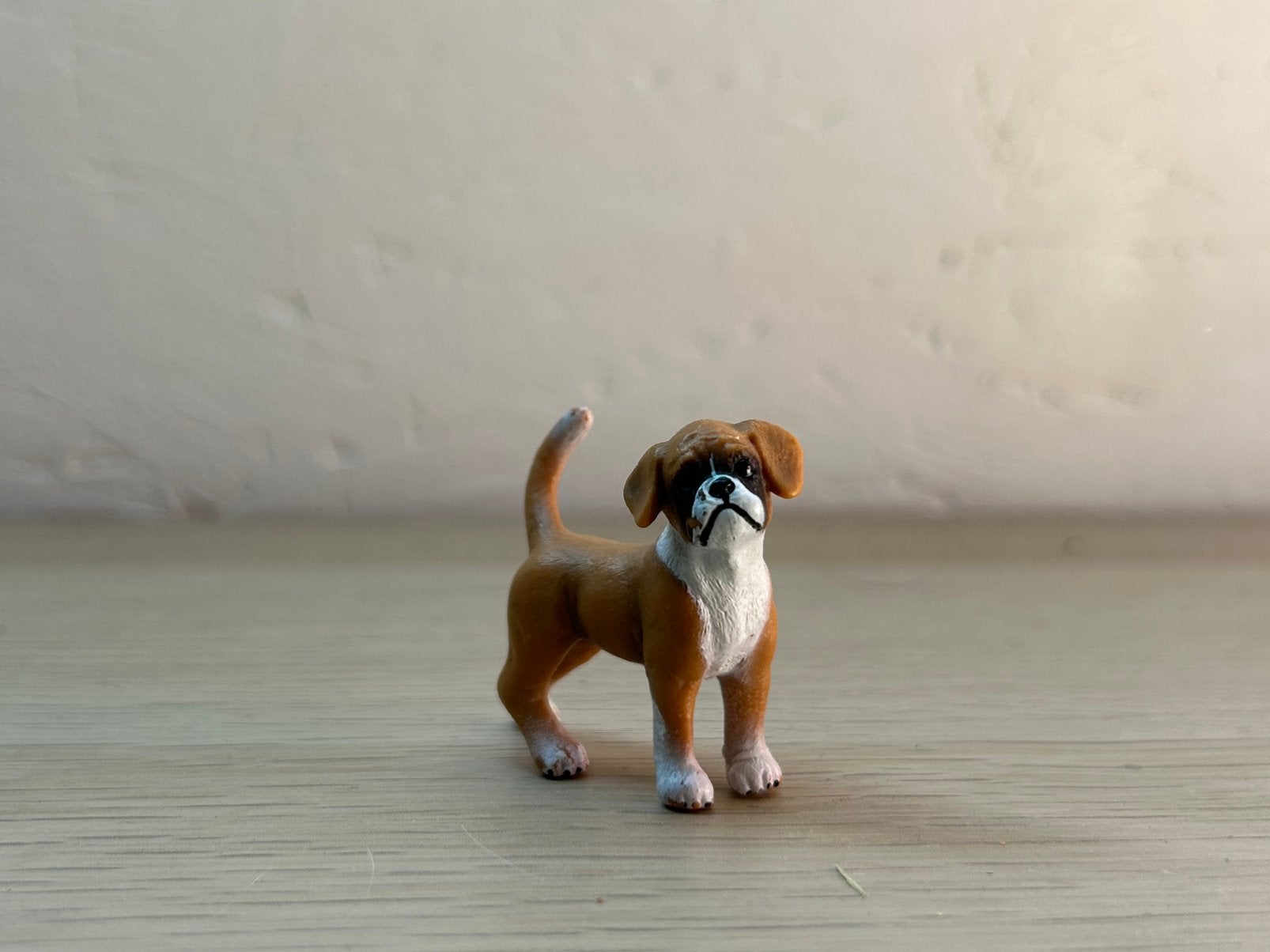 Schleich boxer pup, Ophalen of Verzenden, Zo goed als nieuw, Paard, Beeldje of Figuurtje