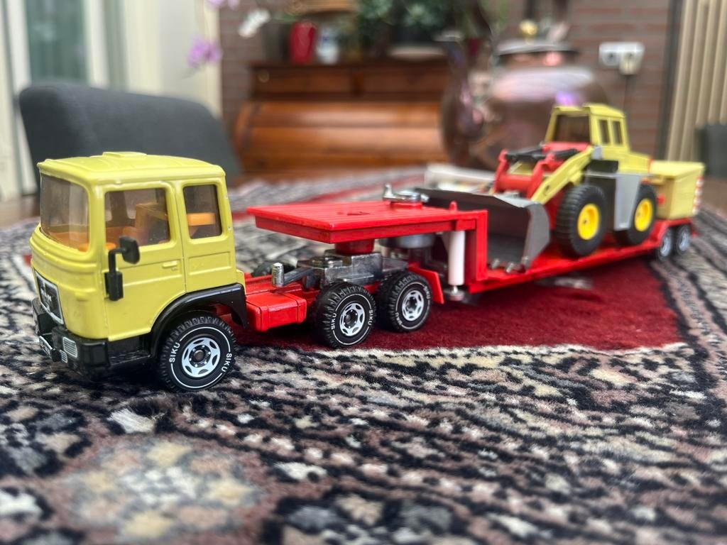 Siku 3716 MAN met zettelmeyer, Hobby en Vrije tijd, Ophalen of Verzenden, Zo goed als nieuw, Bus of Vrachtwagen, SIKU