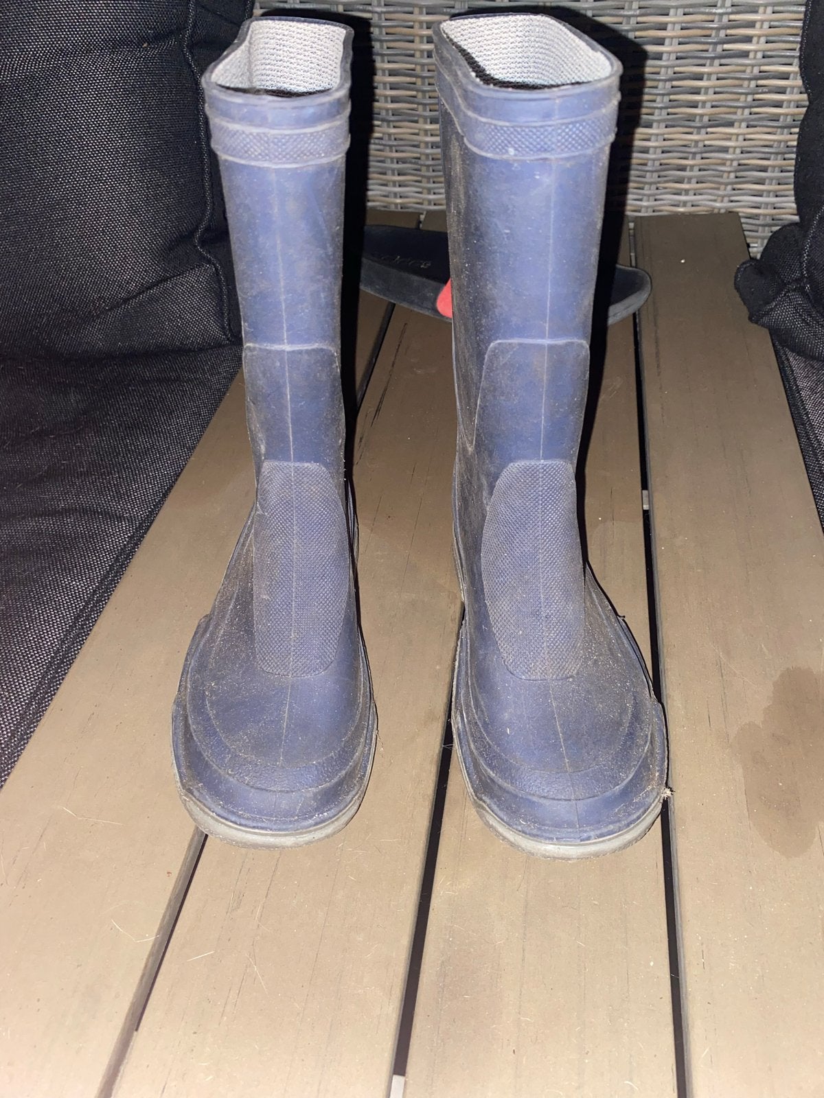 Blauwe kinder regenlaarzen - Maat 28/29, Ophalen, Gebruikt, Jongen of Meisje