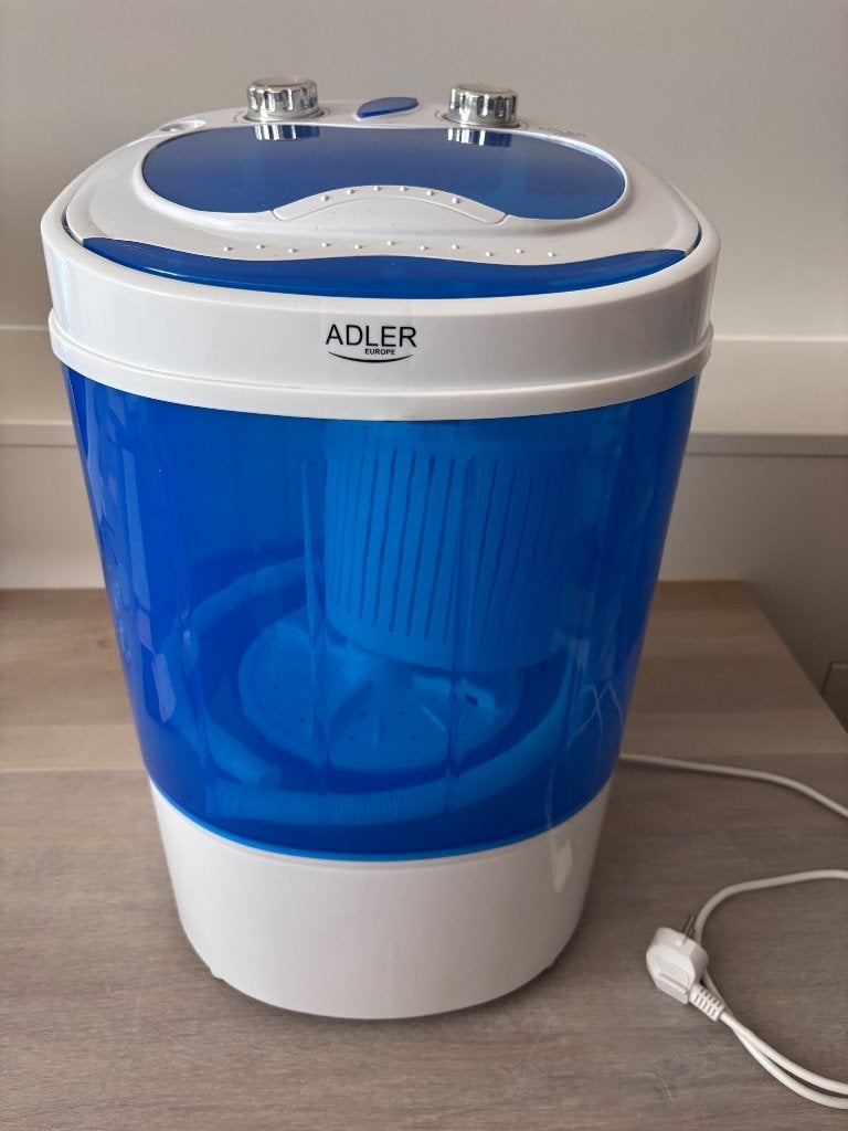 Adler AD 8051 Mini Wasmachine met centrifuge, Ophalen, Minder dan 1200 toeren, Minder dan 85 cm, Minder dan 4 kg