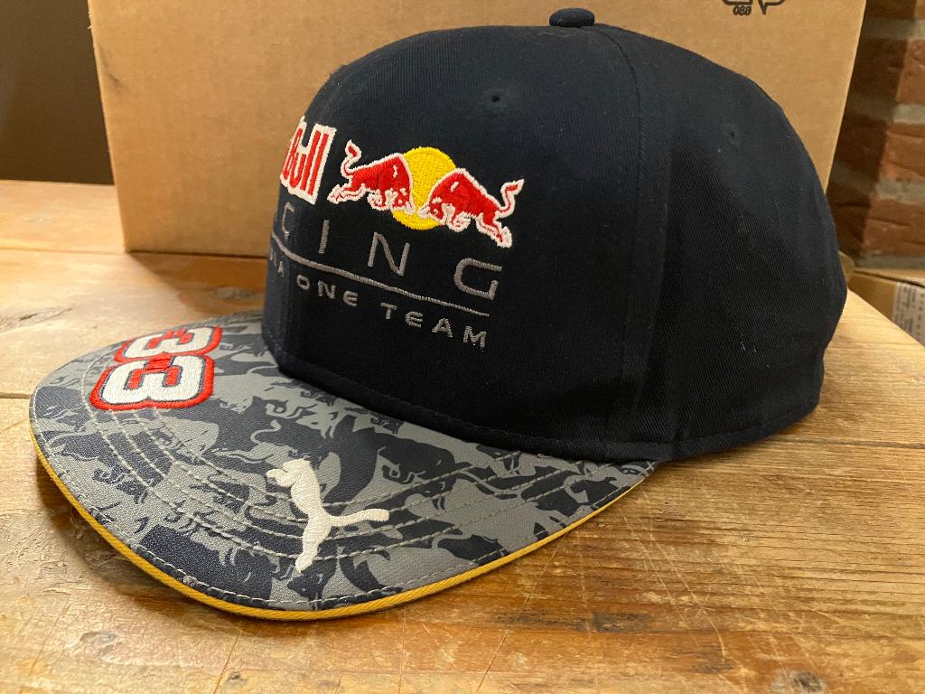 ✅ Max Verstappen 2016 Pet Cap Red Bull Racing Snapback Nieuw, Verzamelen, Ophalen of Verzenden, Zo goed als nieuw, Formule 1