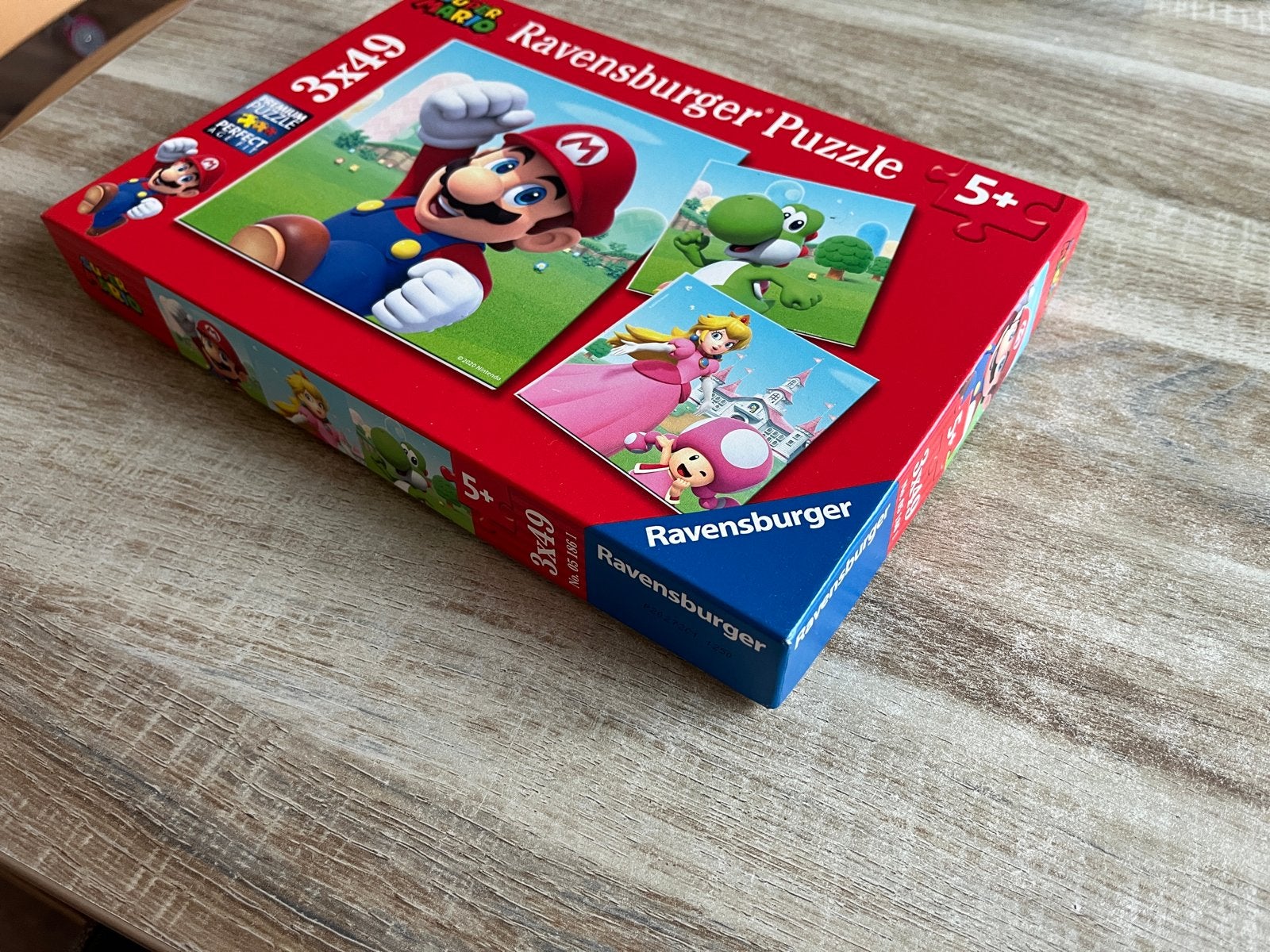Ravensburger Super Mario Puzzel 3x49 stukjes, Ophalen, 10 tot 50 stukjes, Zo goed als nieuw, 4 tot 6 jaar