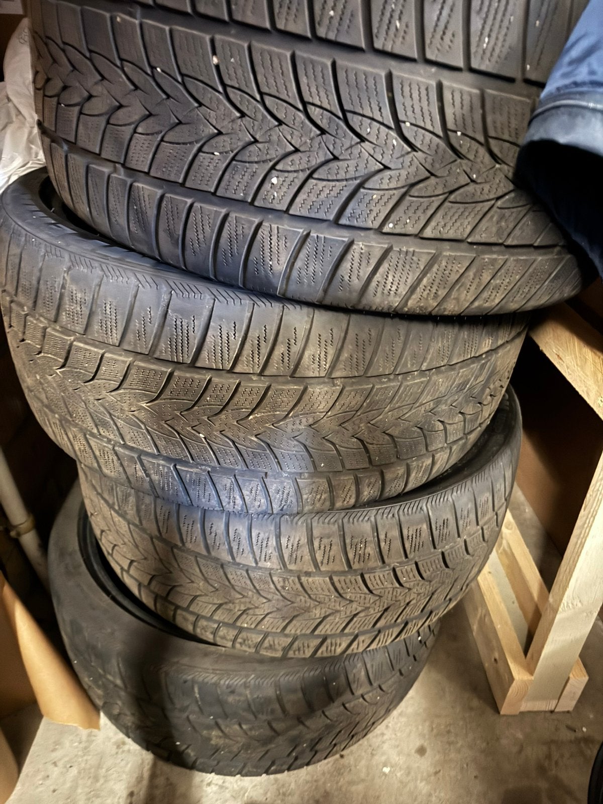 Set van 4 gebruikte winterbanden 255/35R20, Ophalen, Gebruikt