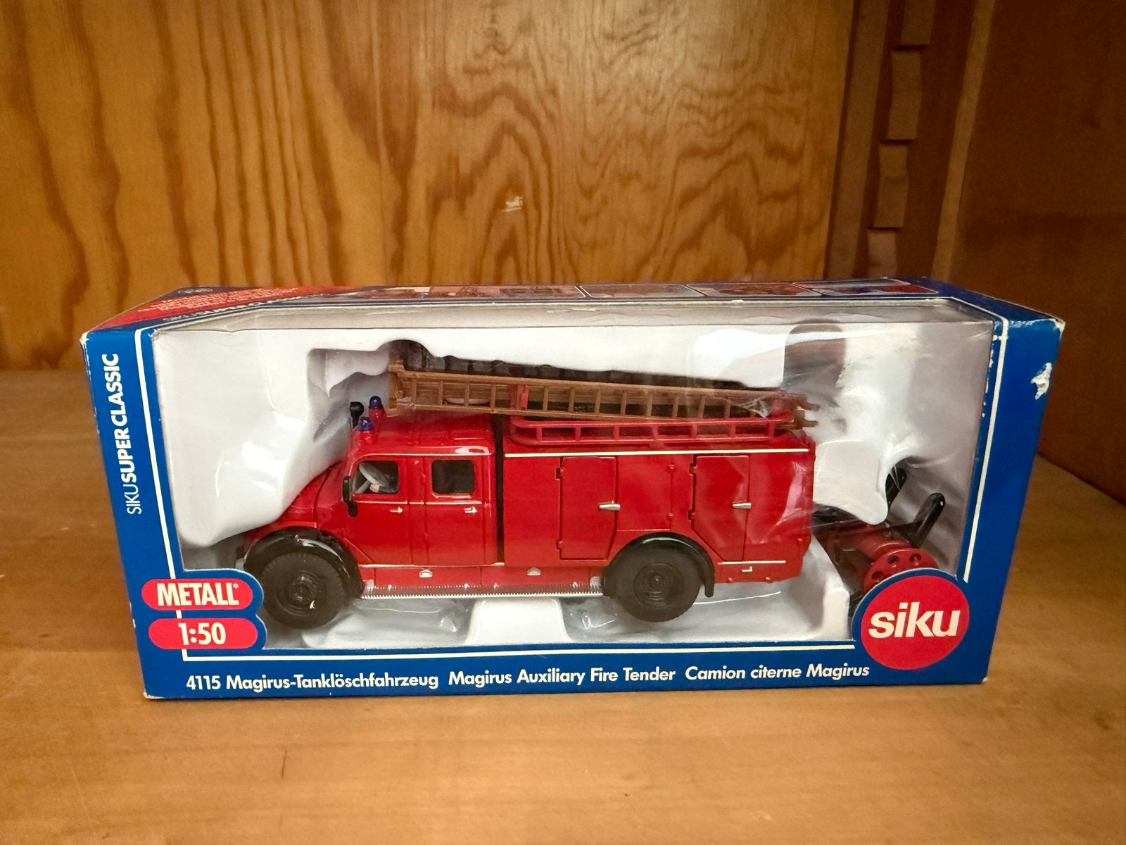 SIKU 4115 Magirus Brandweerwagen - Super Classic 1:50, Ophalen of Verzenden, Nieuw