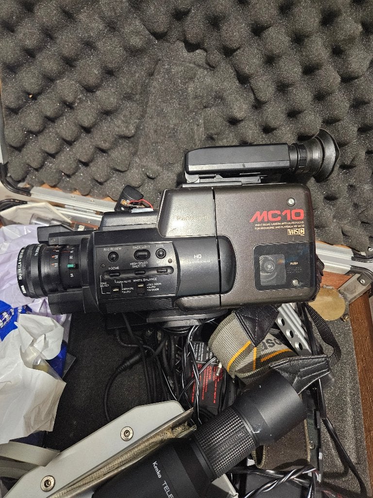 Vintage JVC MC10 VHS-C Camcorder - Werkt niet, Ophalen of Verzenden, Niet werkend, Overige typen