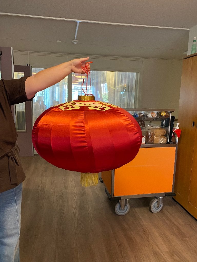 Chinese lampen/ lampionnen, Ophalen, Gebruikt, Oosters, Rood