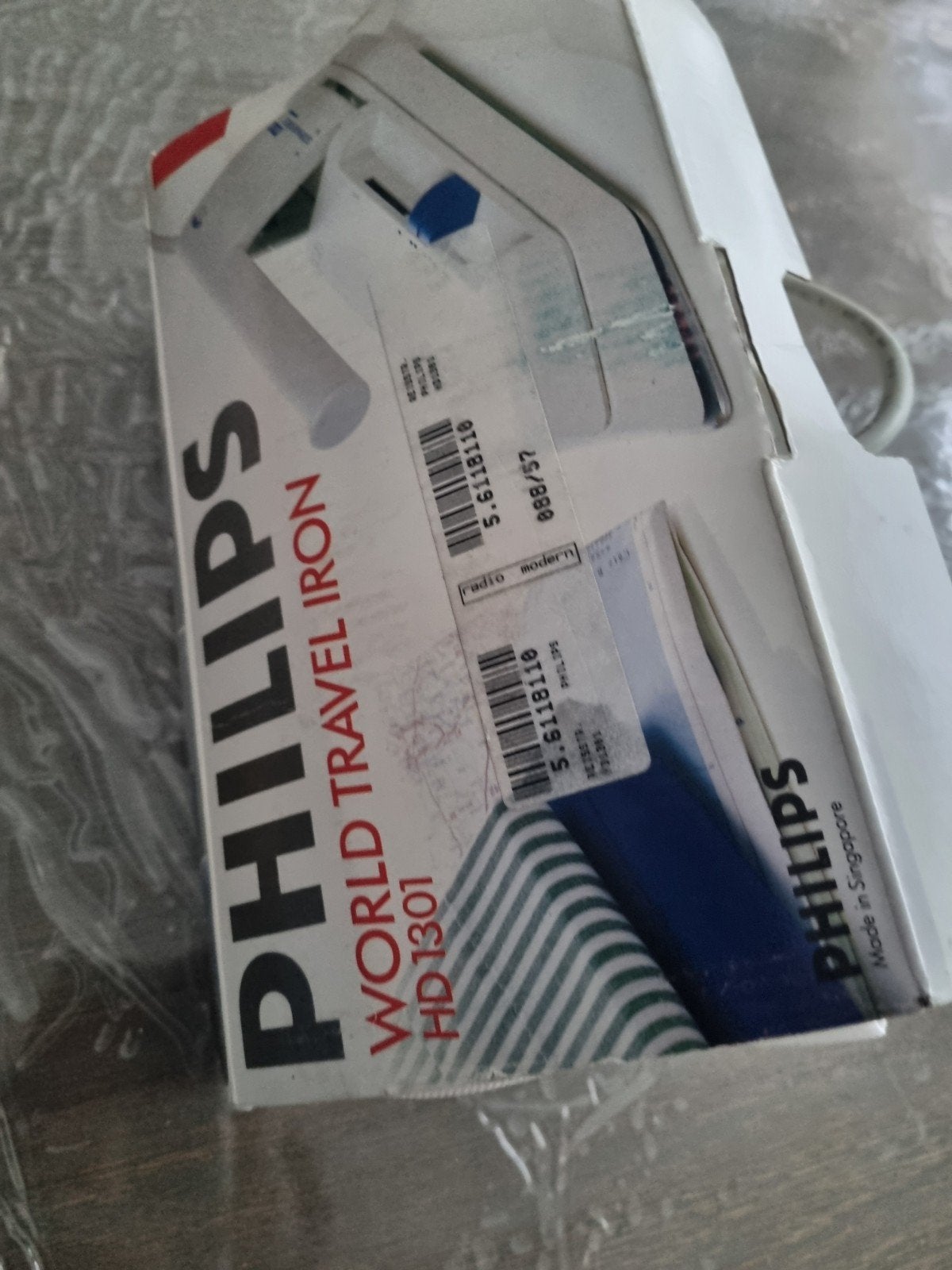 Philips World Travel Iron HD1301 - Compact Strijkijzer, Witgoed en Apparatuur, Strijkijzers en Strijkplanken, Ophalen of Verzenden