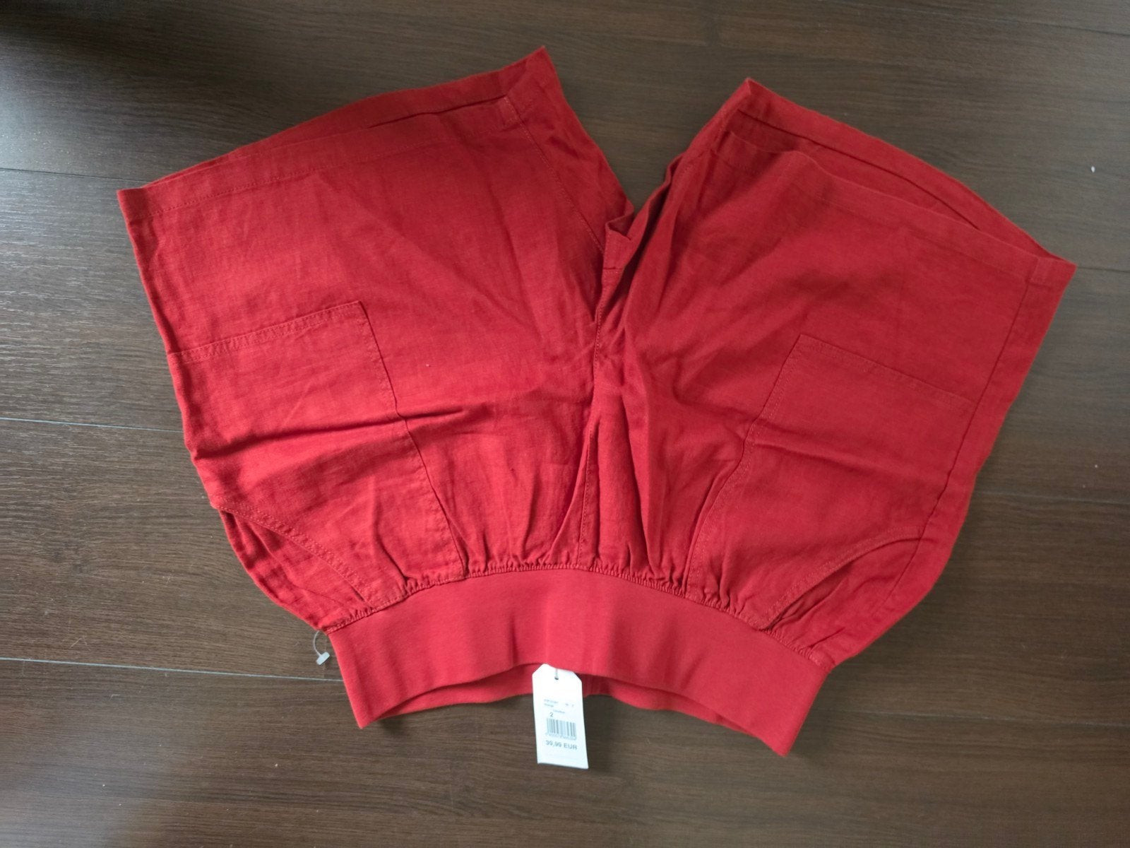 Paprika korte broek bordeauxrood mt 2 (44/46) nieuw, Kort, Maat 46/48 (XL) of groter, Nieuw, Ophalen of Verzenden