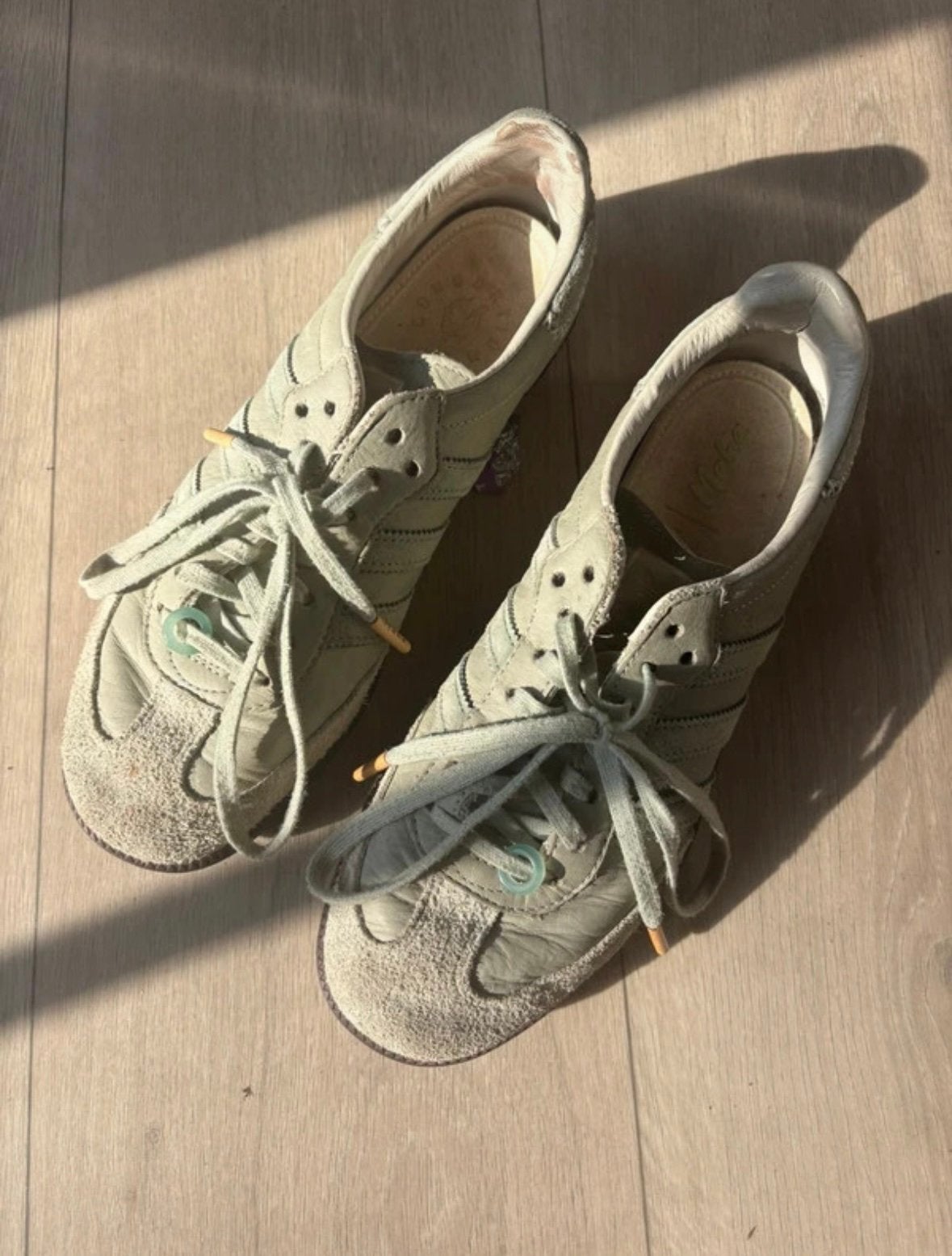 Adidas x samba schoenen, Ophalen of Verzenden, Groen, Sneakers of Gympen, Zo goed als nieuw