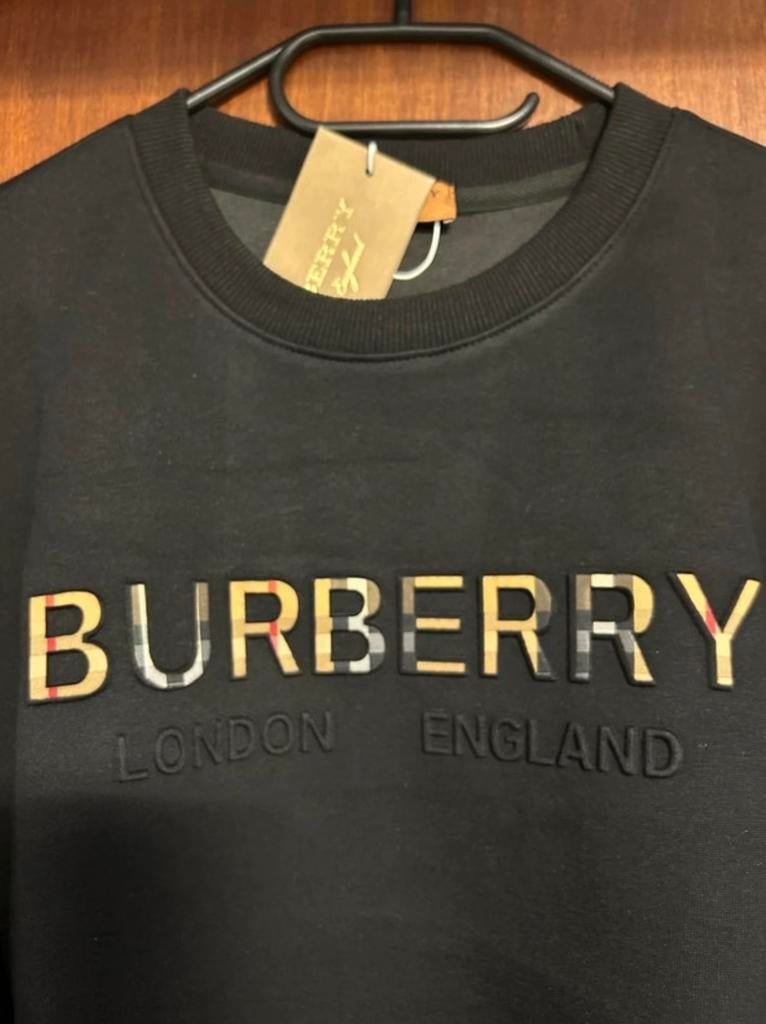 Burberry London England Trui Zwart - Nieuw met kaartjes, Kleding | Heren, T-shirts, Ophalen, Nieuw, Maat 52/54 (L), Zwart
