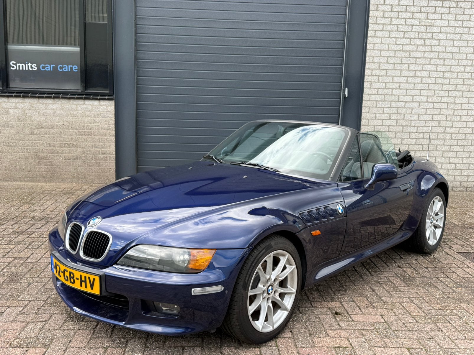 BMW Z3 2.8 handbak nwe APK Roadster 1997 Blauw 6 cilinder, Achterwielaandrijving, Zwart, Cabriolet, Blauw