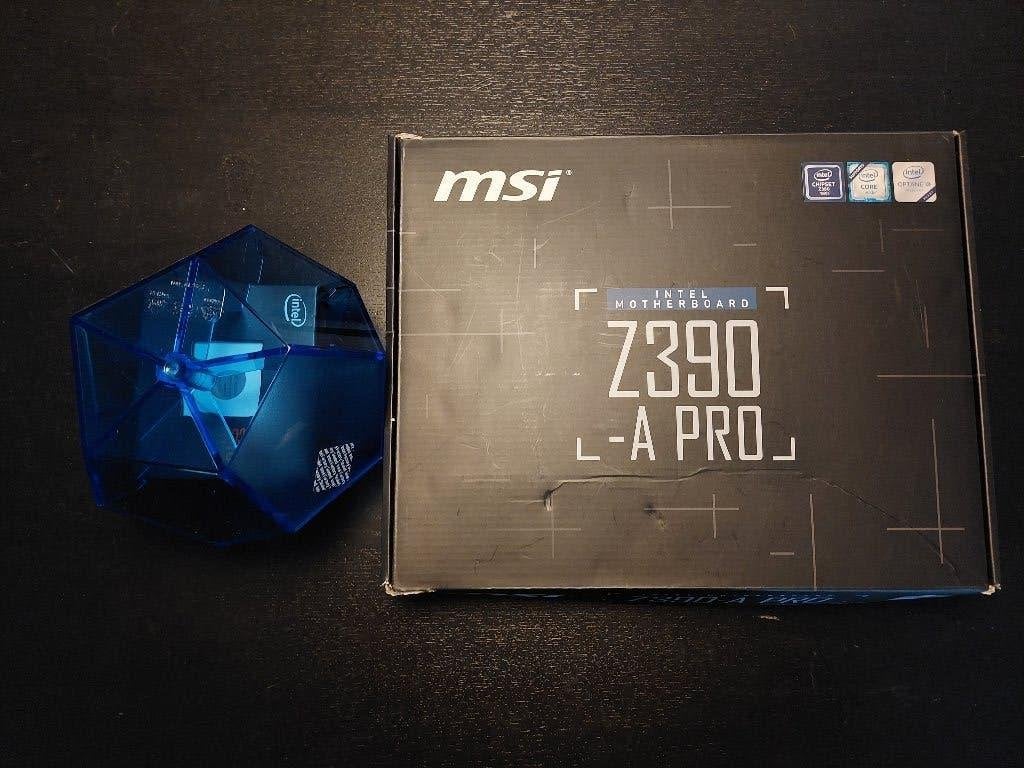 i9-9900k + z390 a Pro + 32G DDR4, Computers en Software, Barebones, Ophalen, Zo goed als nieuw