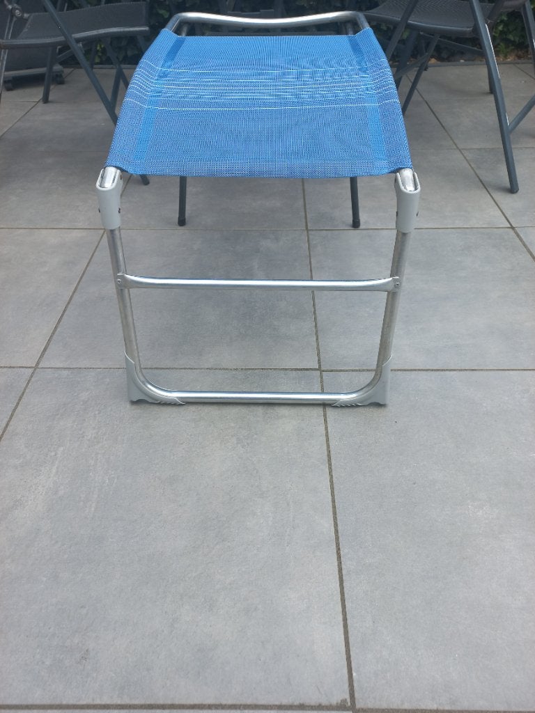 Dukdalf voetensteun, Ophalen, Gebruikt, Campingstoel