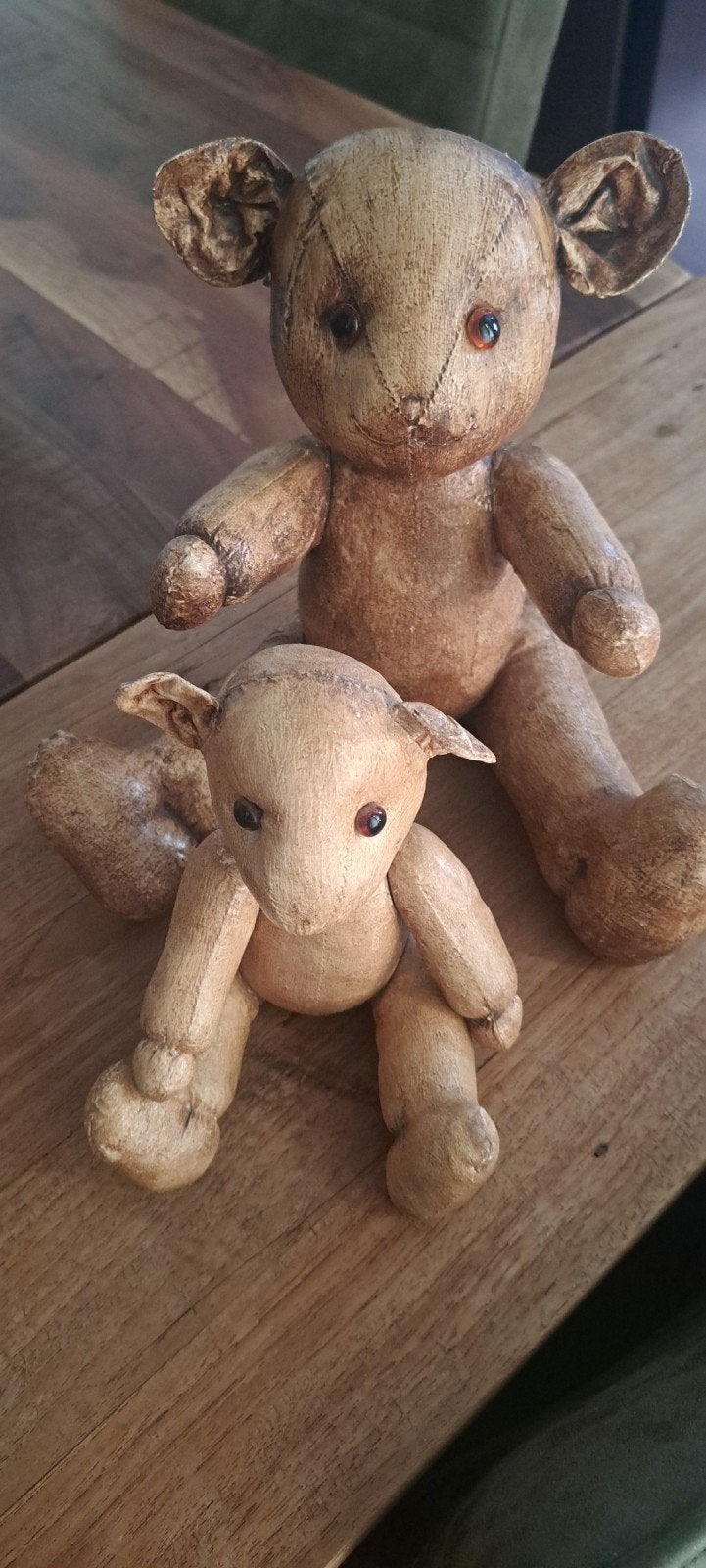 Antieke teddyberen, Ophalen, Gebruikt, Stoffen beer, Overige merken
