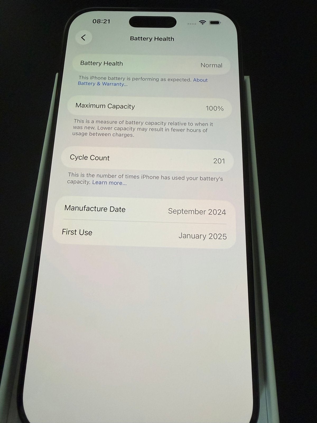 Apple iPhone 16 Pro Max 256GB - Zo goed als nieuw, Telecommunicatie, Mobiele telefoons | Apple iPhone, 256 GB, Zwart, IPhone 16 Pro Max