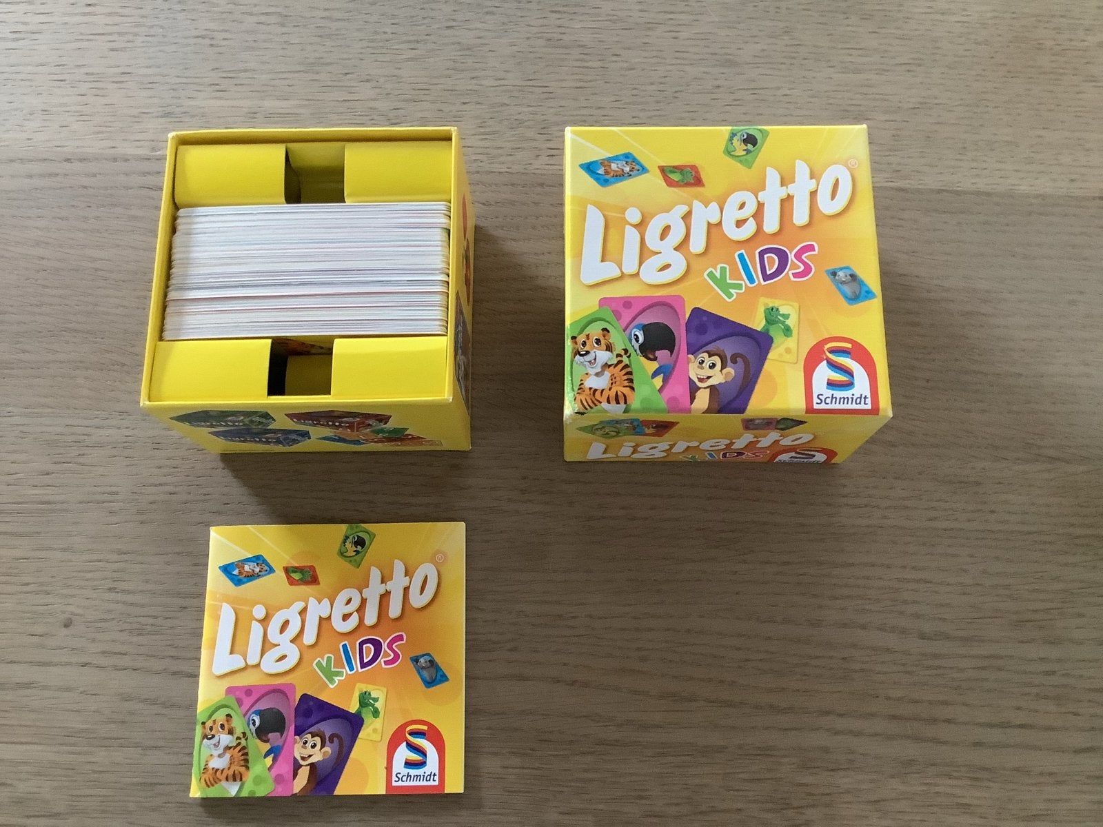 Ligretto Kids Kaartspel - Schmidt, Drie of vier spelers, Ophalen of Verzenden, Gebruikt