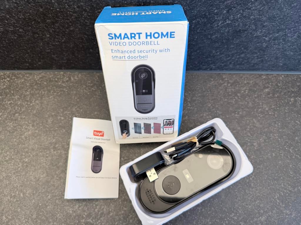 Nieuwe Draadloze Smart Home Video Deurbel met Camera, Huis en Inrichting, Deurbellen, Ophalen of Verzenden, Ingebouwde camera