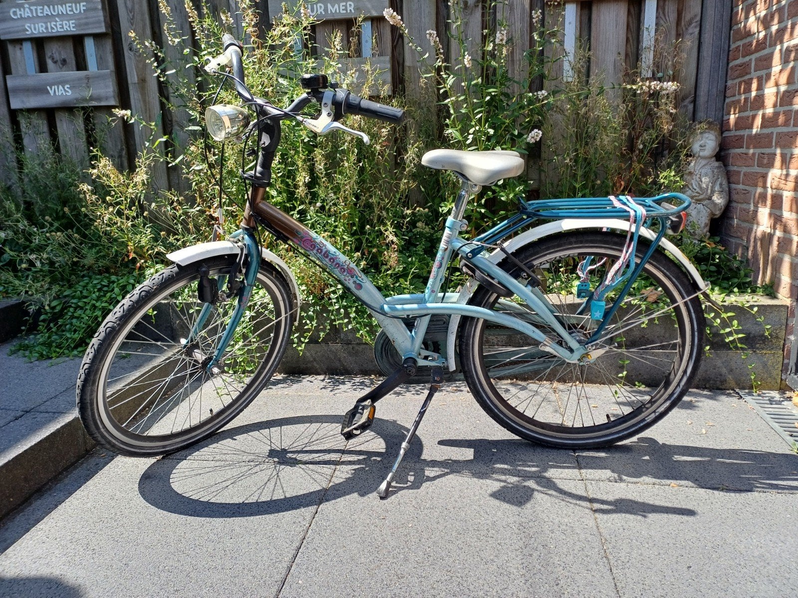 26 inch meisjesfiets, ideaal voor schoolgaande jeugd, Gebruikt, Velgrem, Minder dan 47 cm, Ophalen