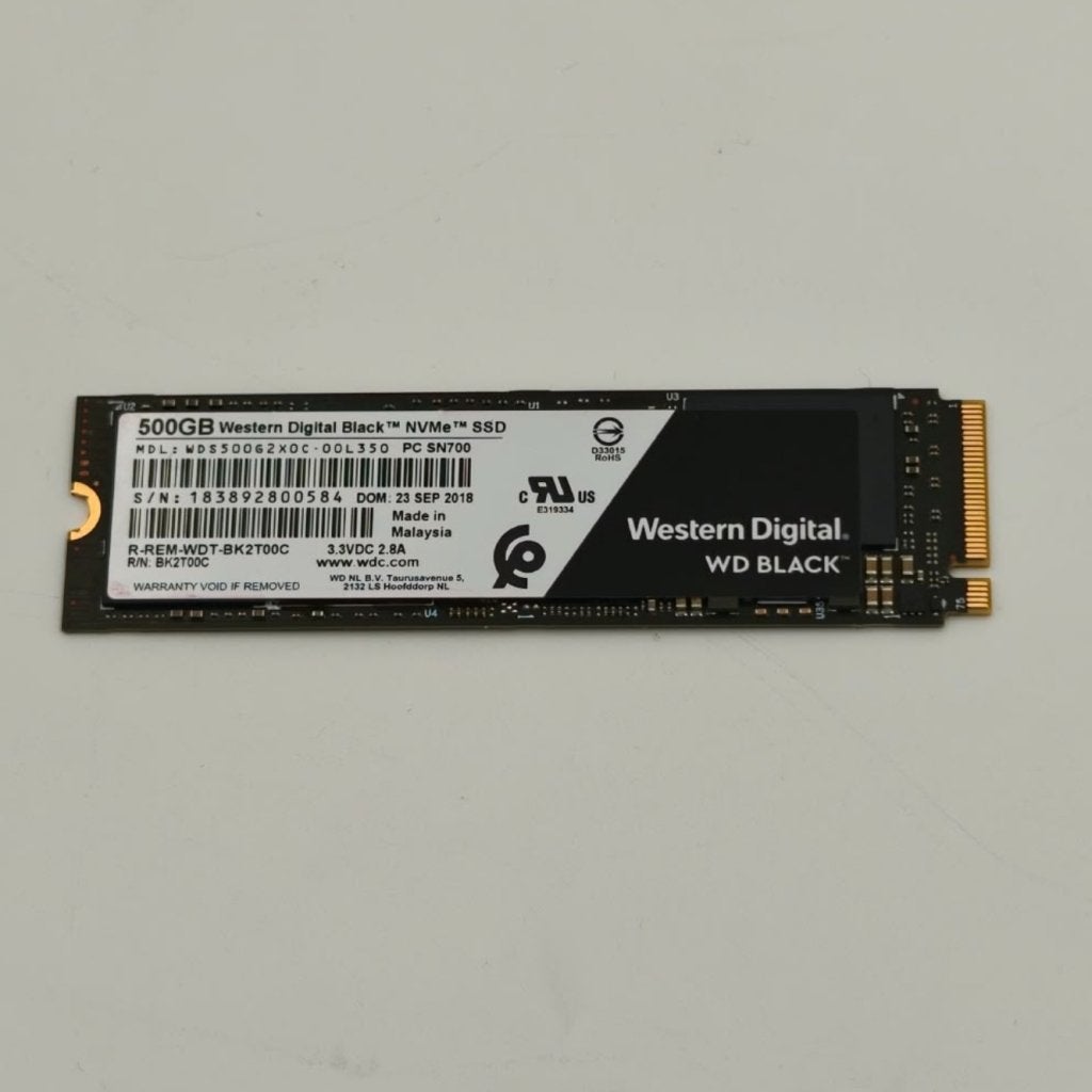Western Digital WD Black NVMe M.2 SSD WDS500G2X0C 500Gb, Western Digital, Zo goed als nieuw, https://www.westerndigital.com/nl-nl/support/contact-us