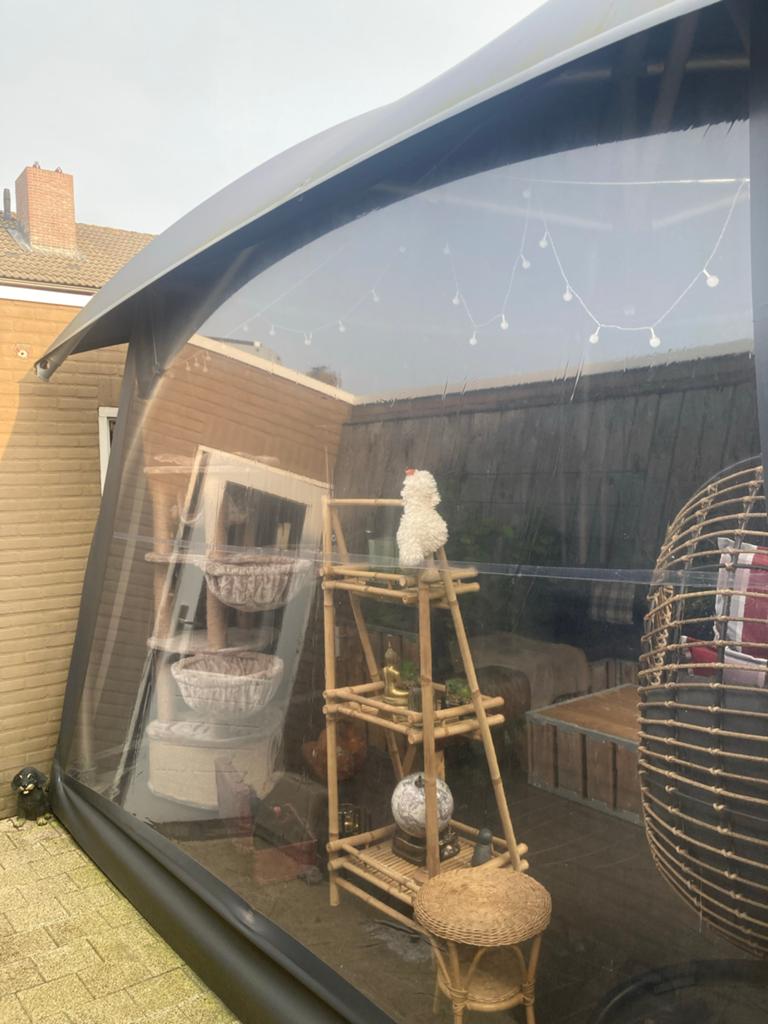 Lounger M Paviljoen - Luxe Buitenruimte (414x414 cm), Ophalen, Zo goed als nieuw, 4 tot 6 meter, Paviljoen