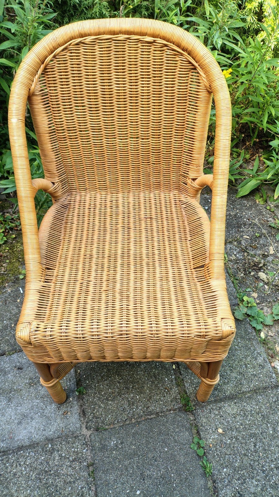 Rotan stoelen - Vintage rieten stoelen, Ophalen, Gebruikt, Overige kleuren, Klassiek