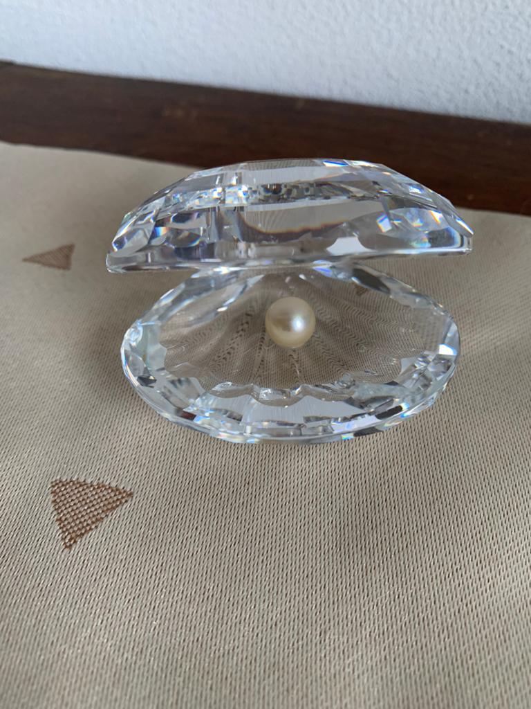 Swarovski oester met parel, Verzamelen, Swarovski, Ophalen of Verzenden, Gebruikt, Figuurtje