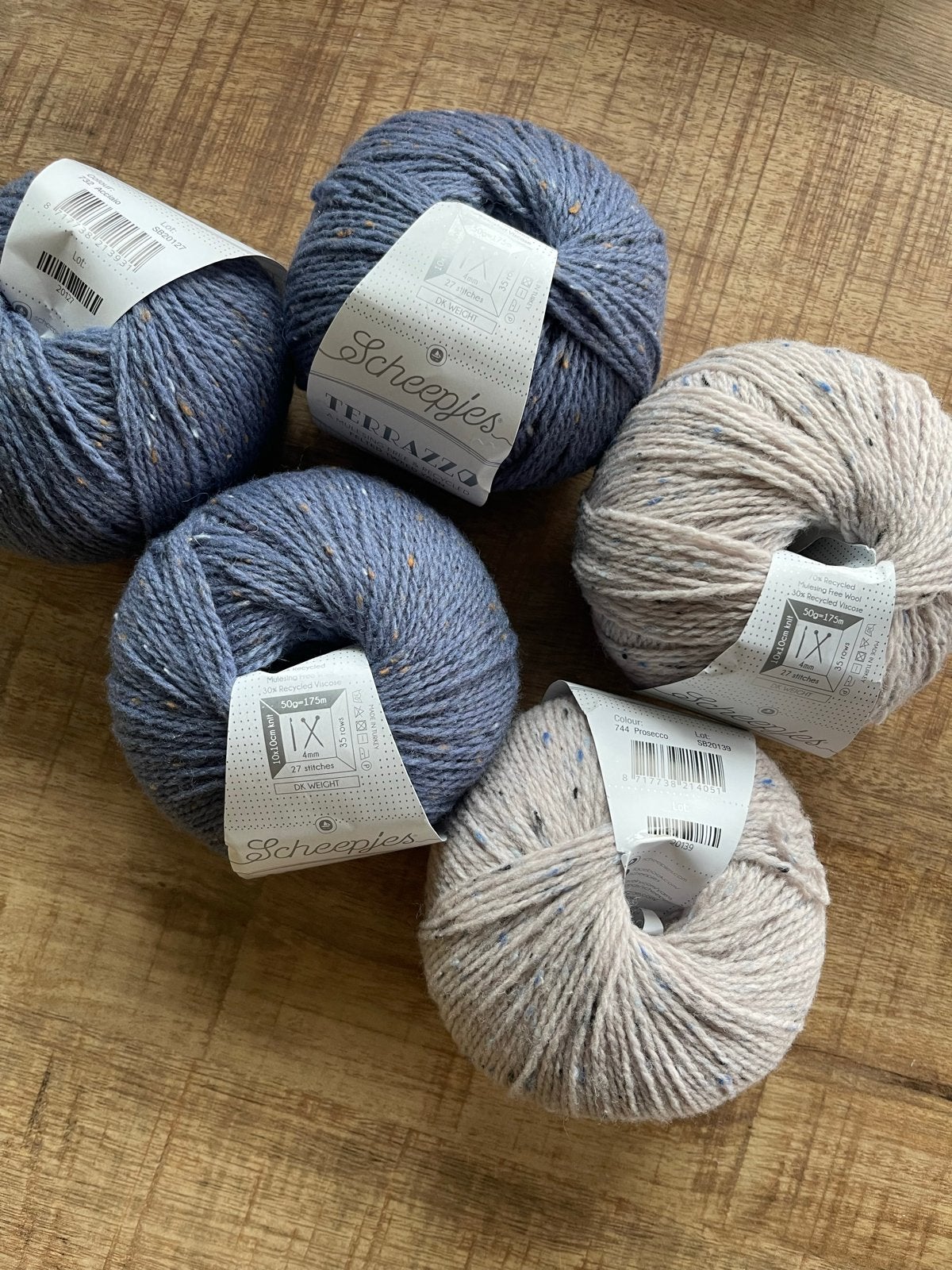 Scheepjes Terrazzo wol garen 250 gr, Ophalen of Verzenden, Nieuw, Breien of Haken, Wol of Garen