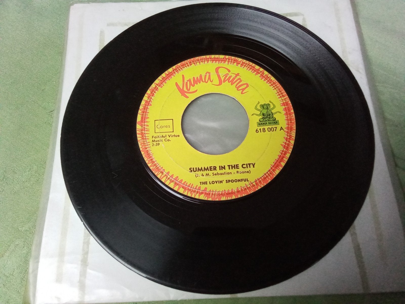 The Lovin Spoonful           summer in the city, Cd's en Dvd's, Verzenden, Gebruikt, 7 inch, Pop