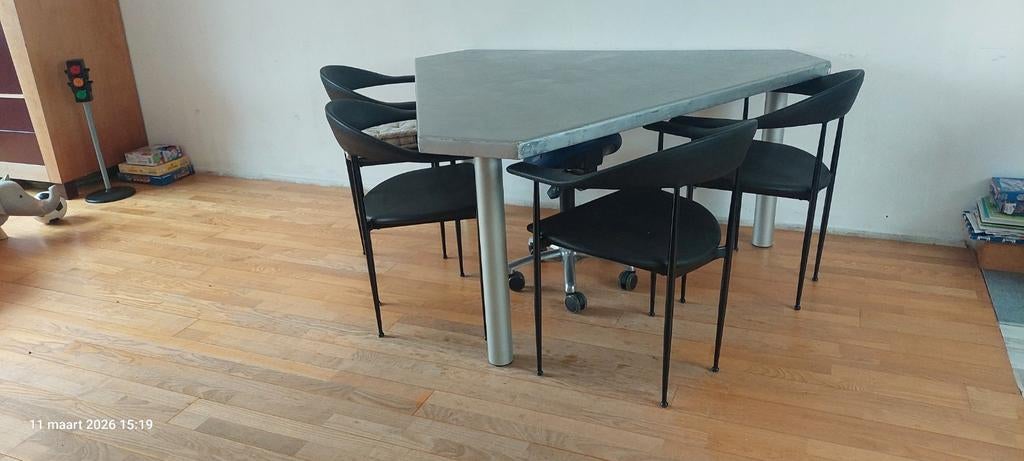 Tafel.. eetkamer of kantoor, Huis en Inrichting, Stoelen, Ophalen, Gebruikt, Vijf, Zes of meer stoelen