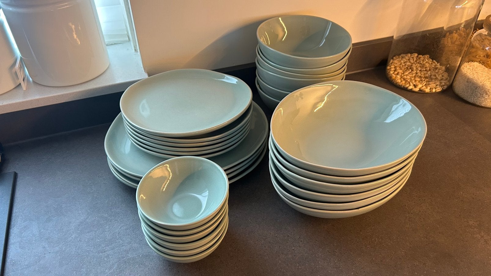 6-delig servies GUSTA, Ophalen of Verzenden, Gebruikt, Overige stijlen, Bord(en)