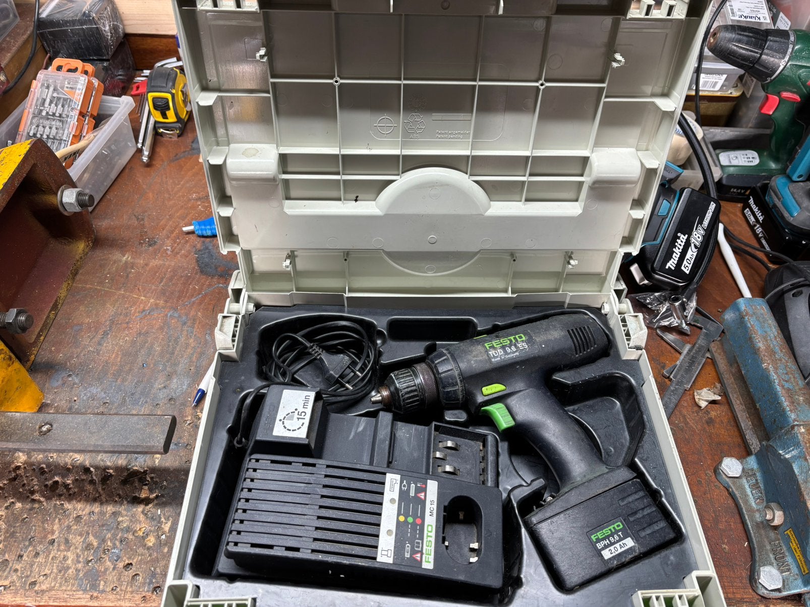 Festool accu boormachine, Ophalen of Verzenden, Gebruikt, Boor- en Schroefmachine