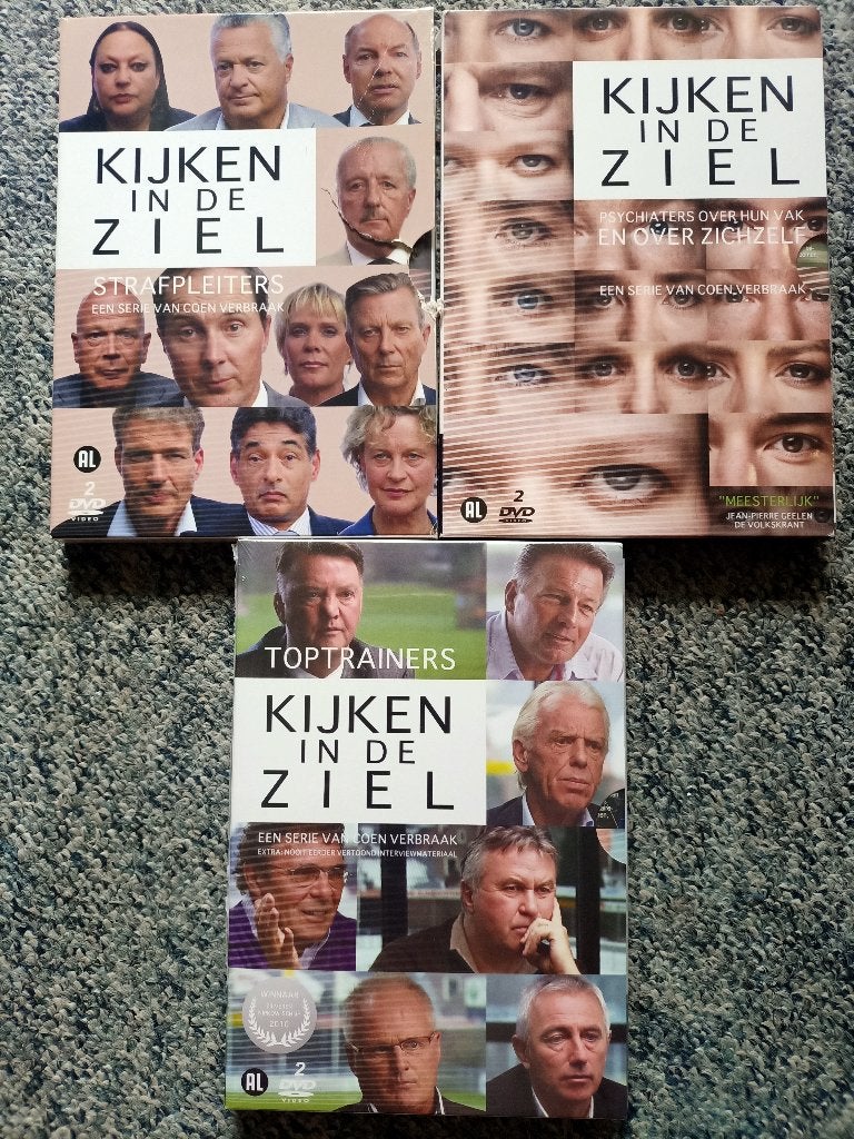Kijken in de Ziel  - Strafpleiters, Psychiaters, Toptrainers, Cd's en Dvd's, Alle leeftijden, Zo goed als nieuw, Non-fictie, Ophalen of Verzenden