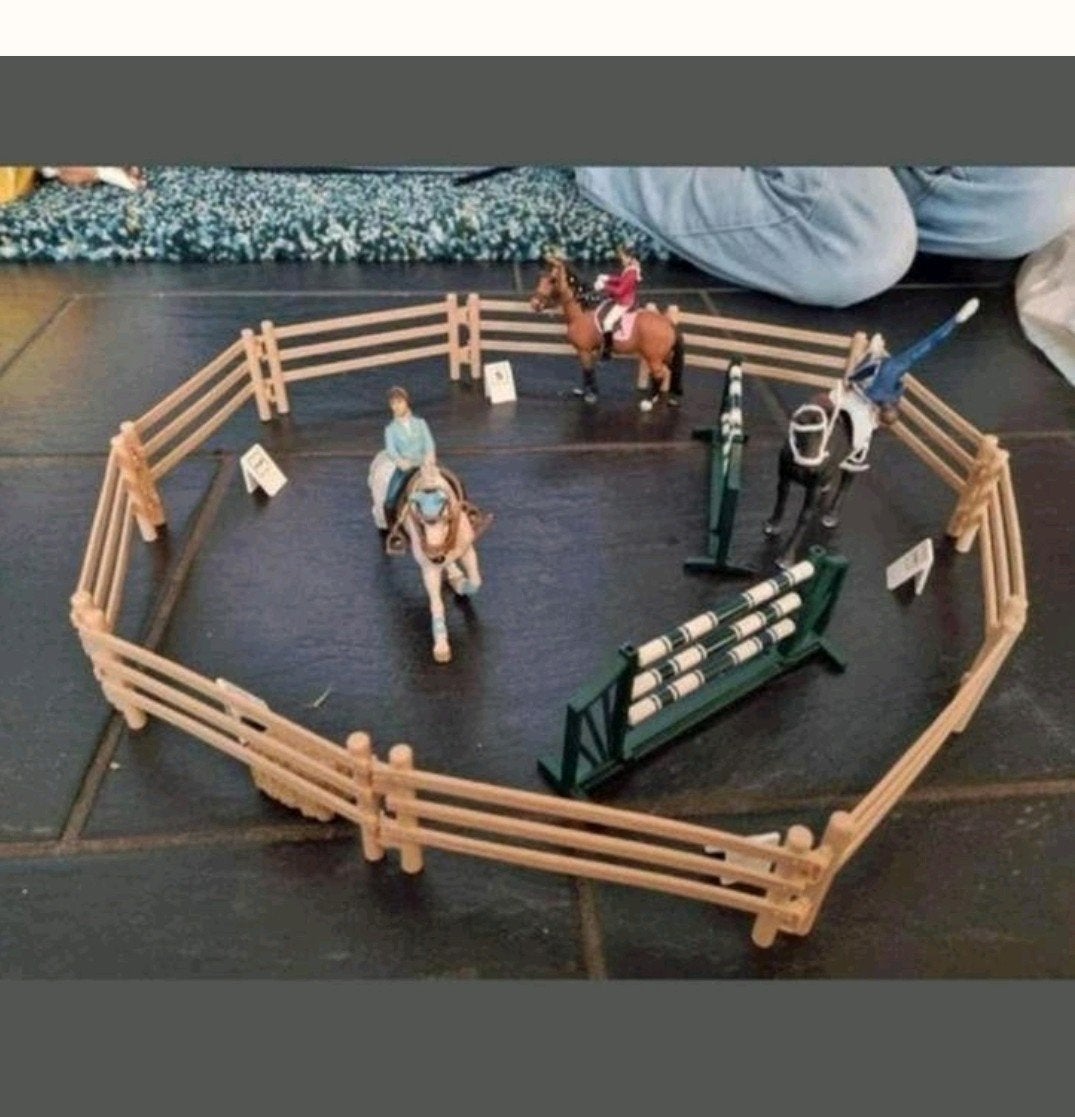 Schleich spring parcours, Ophalen