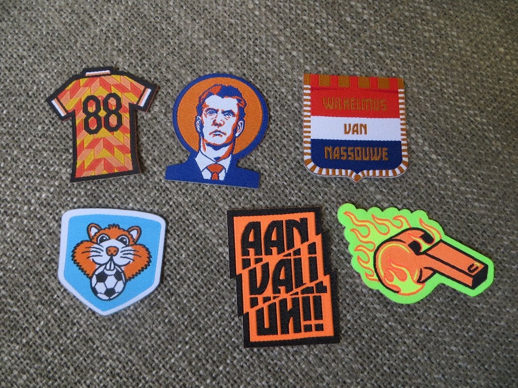 Oranje Voetbal patches, Verzamelen, Albert Heijn, Ophalen of Verzenden