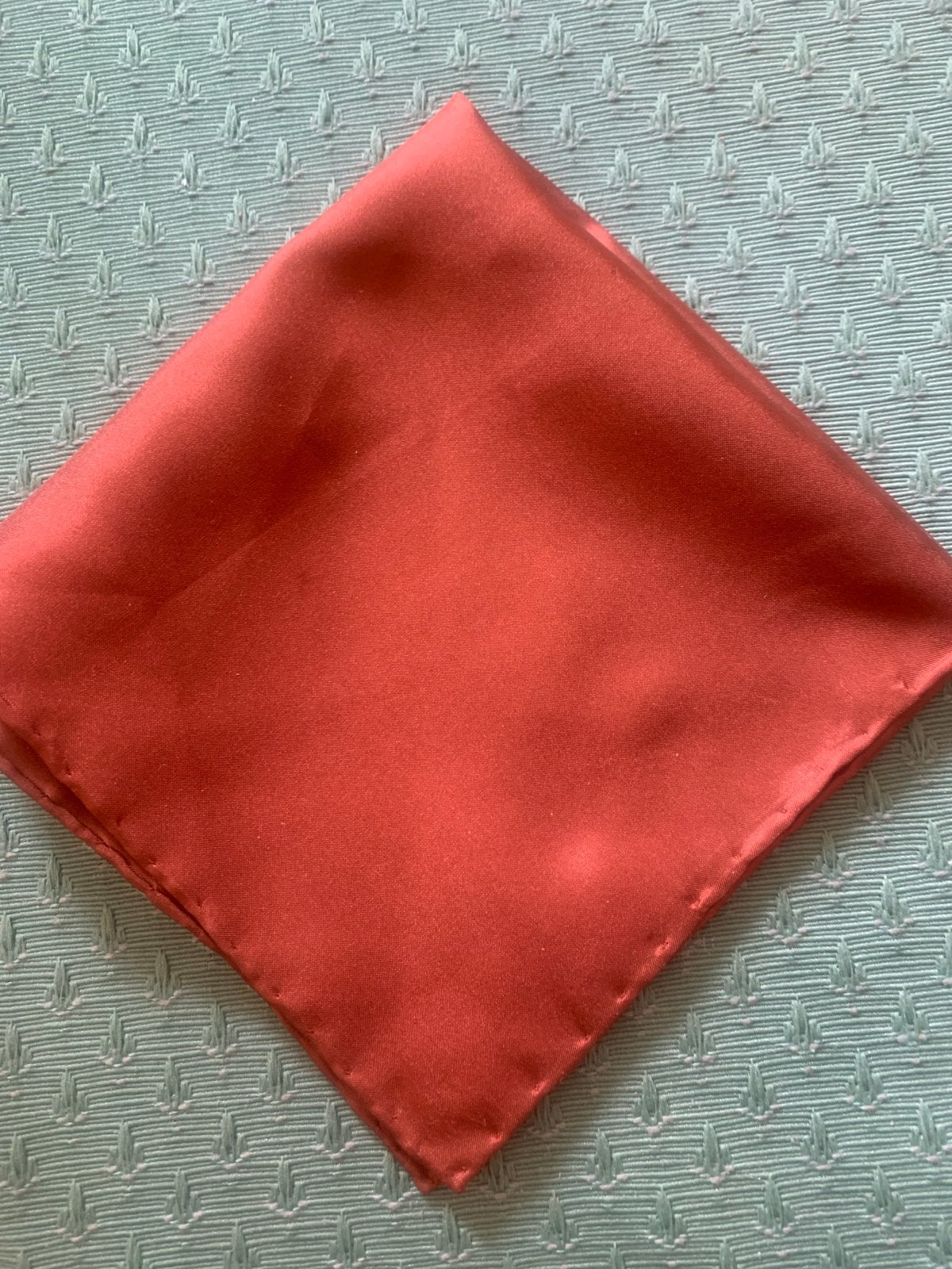 Zijden Pochet 27 cm - Brique Steenkleur (ZGAN), Ophalen of Verzenden, Zo goed als nieuw