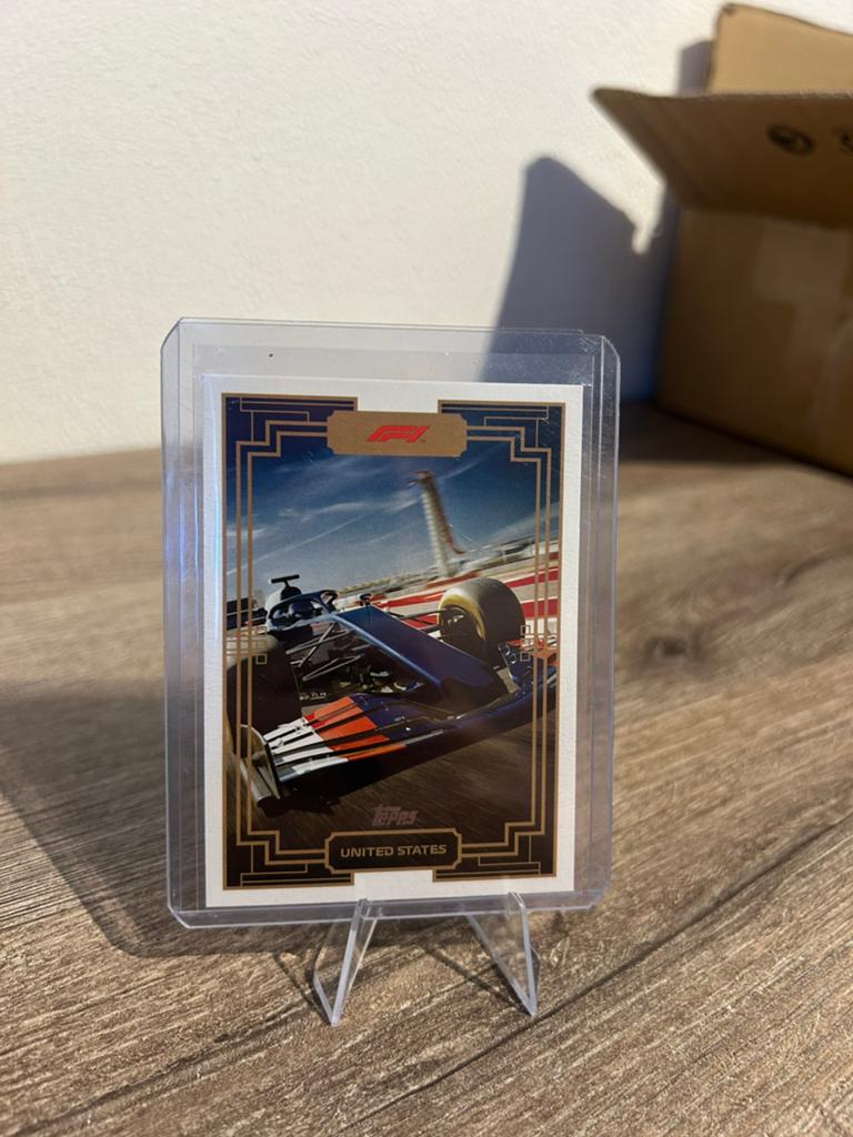 Art Du Grand Prix USGP F1 Topps Flagship 2022 Box Topper, Hobby en Vrije tijd, Stickers en Plaatjes, Ophalen of Verzenden, Zo goed als nieuw