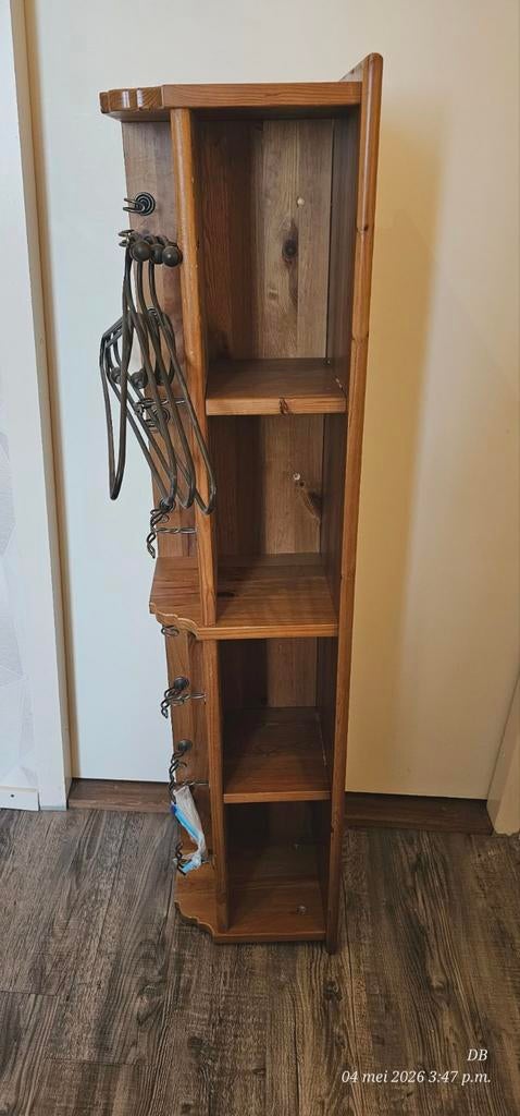 Wandkapstok, Ophalen, Met plank(en), 50 tot 100 cm, Minder dan 100 cm