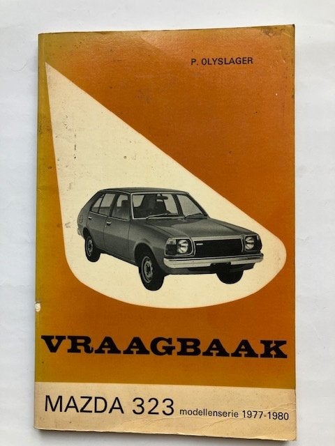 Vraagbaak     Mazda  323  modellen       1977  -  1980, Ophalen of Verzenden