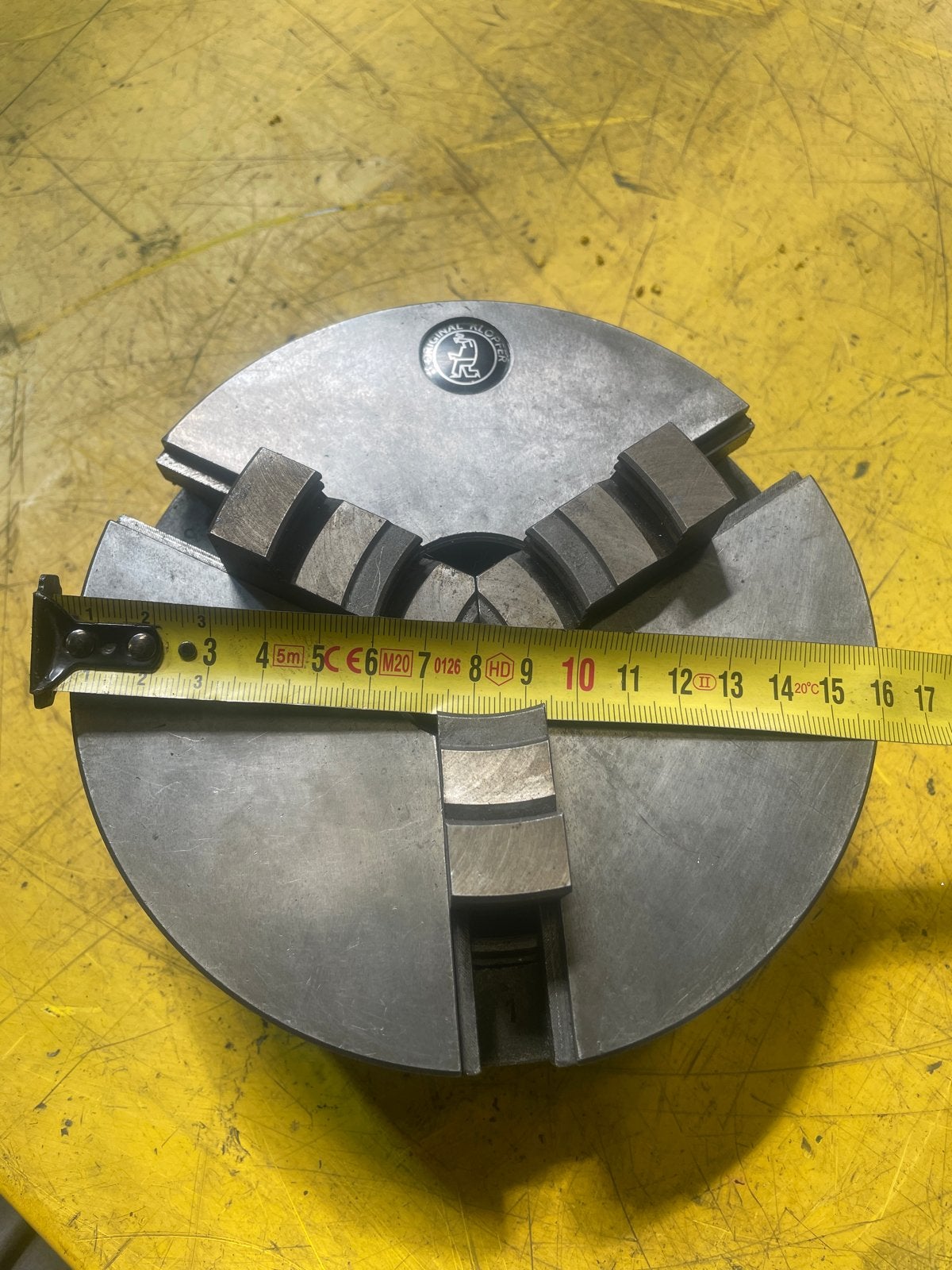 Original Klopfer 3-klauwplaat - 160mm, Ophalen, Gebruikt